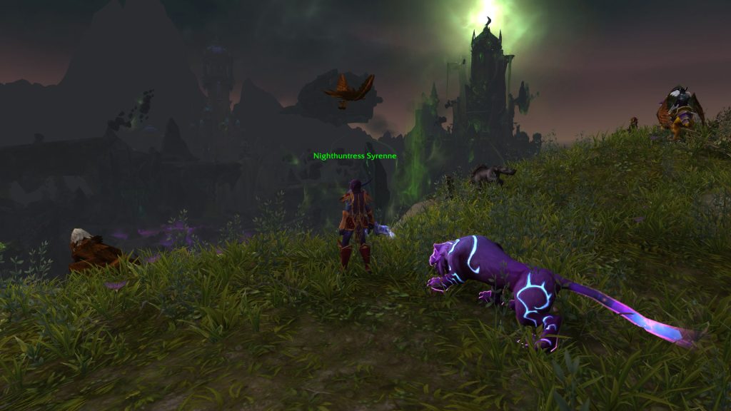 Timerunners meeting Kaivax at Deliverance Point after the class mount hotfix