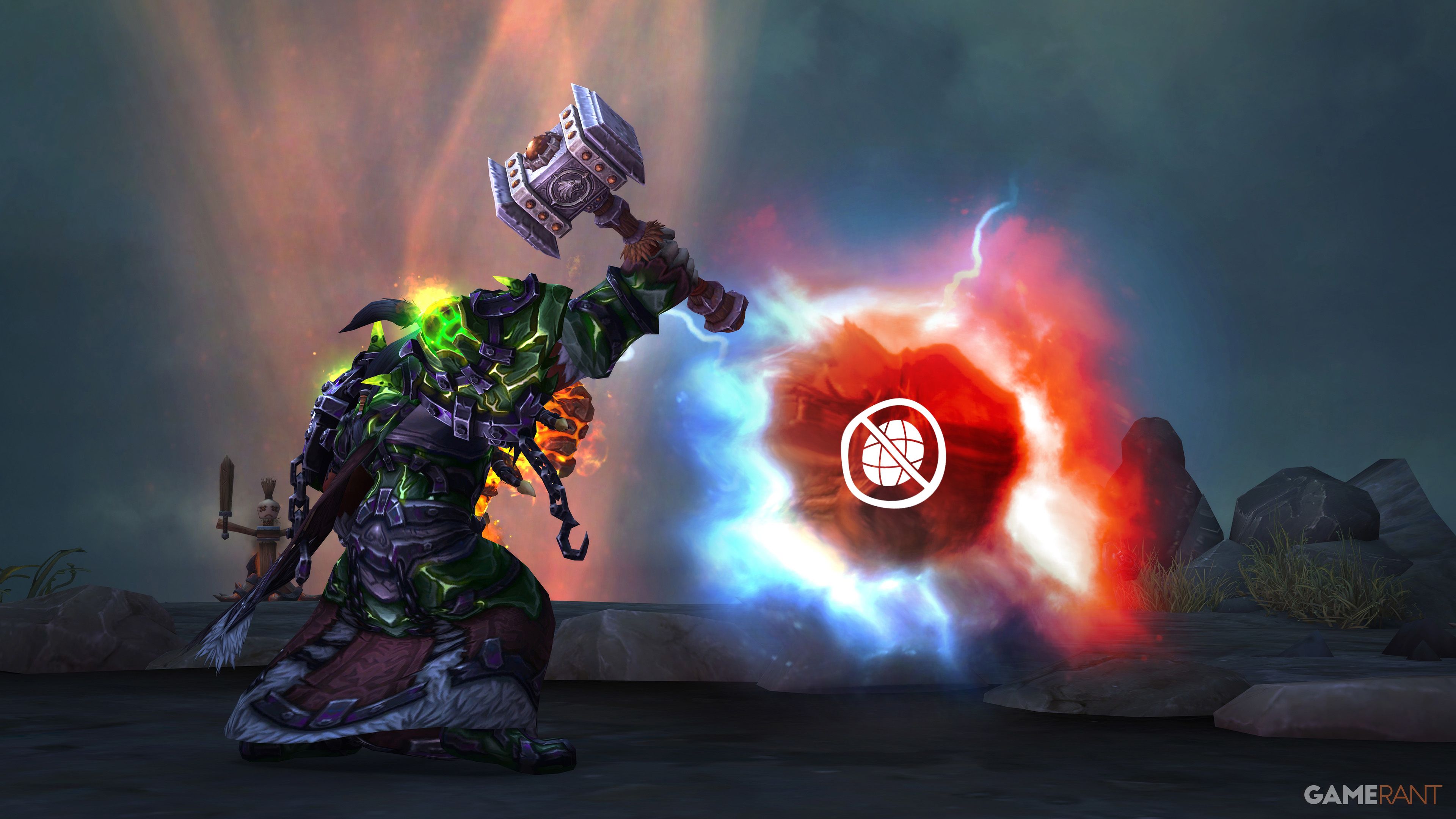 Timerunner staring at a disabled Legion Remix character transfer hourglass UI